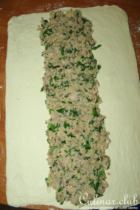 Рулетики с тунцом и петрушкой