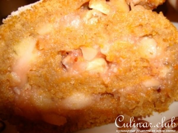 Тыквенный рулет "Сказка"
