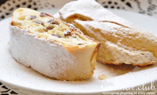 Ретэш с творогом и изюмом