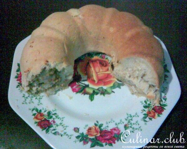 Рыбный пирог (рулет с минтаем и зернами горчицы)