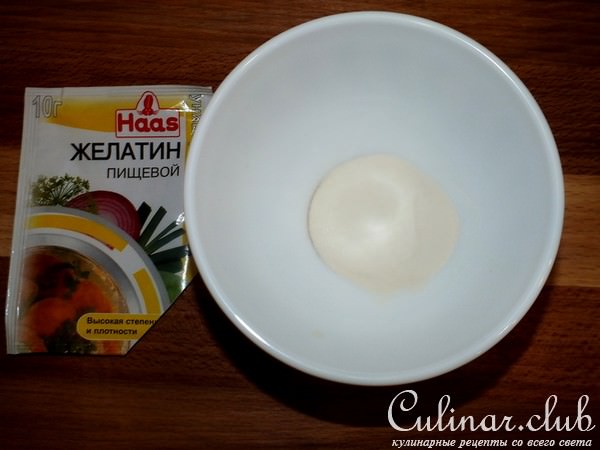 Торт-рулет "Снежок"
