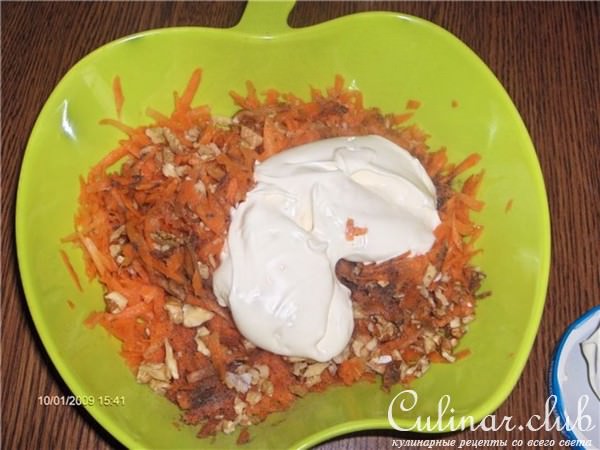Салат морковный (вариант)