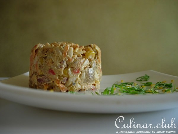 Салат с морковью «Модерн»
