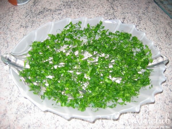 Салат "Одуванчики"