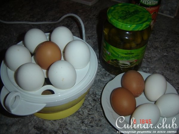 Яичный салатик