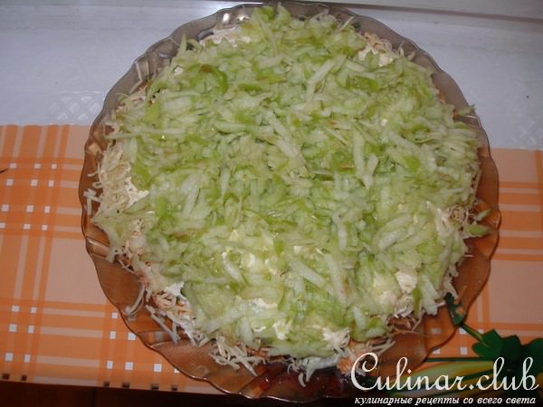 Необычный сырный салат,вариант