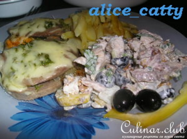 МЯСНОЙ САЛАТ на скорую руку