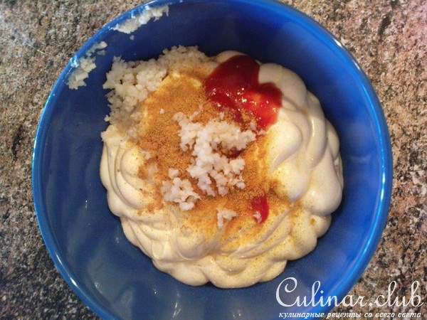 салат "Сладкая курочка" (вариант)