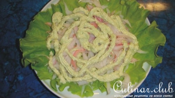 Салат из брокколи и крабового мяса - правильный вариант