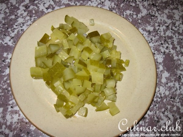 Салат нежный и сытный