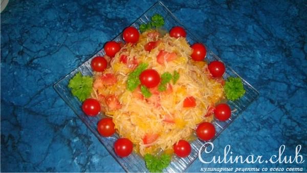 Салат с апельсинами и сельдереем.