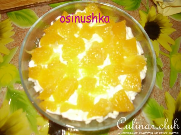 салат с апельсином