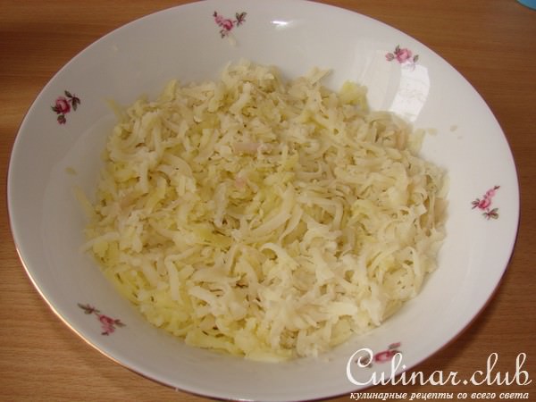 Салат"Белый лебедь