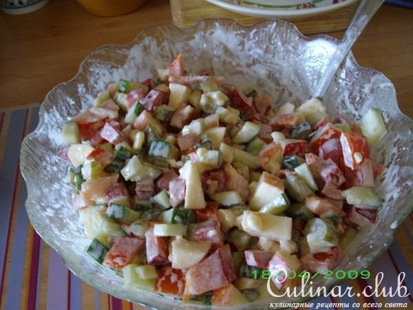 салат "яаника" кшашлыку