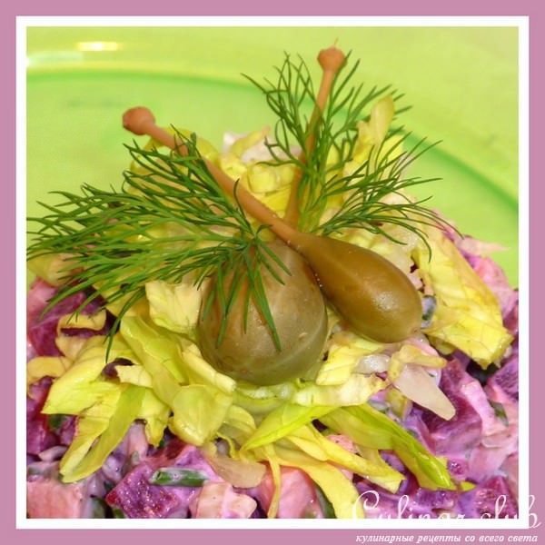 САЛАТ из свеклы и яблока (по-быстрому, по-вкусному)