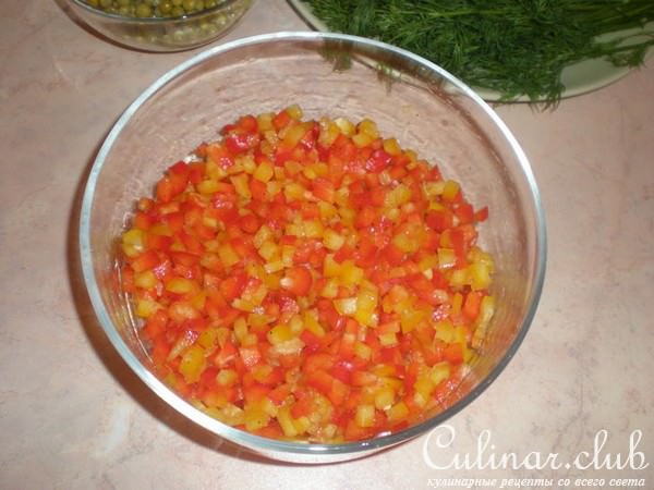 Овощной салат «Бисер»