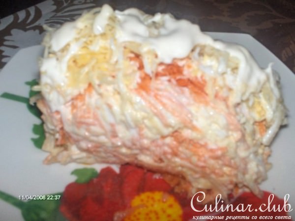 Необычный сырный салат