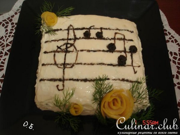 салат"Ноты"