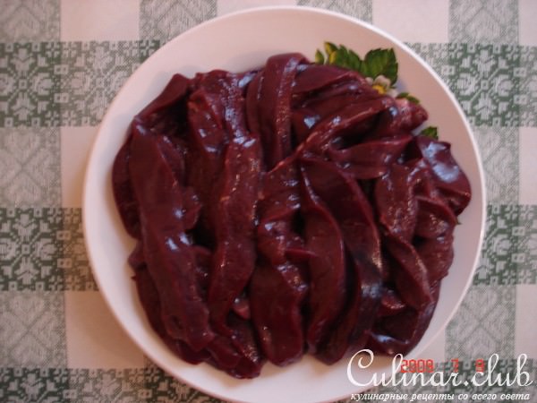 салат с печенью Богатырь
