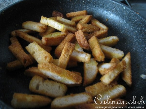 Салат 39;Цезарь" с курицей (один из вариантов)