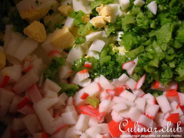 Салат с брокколи