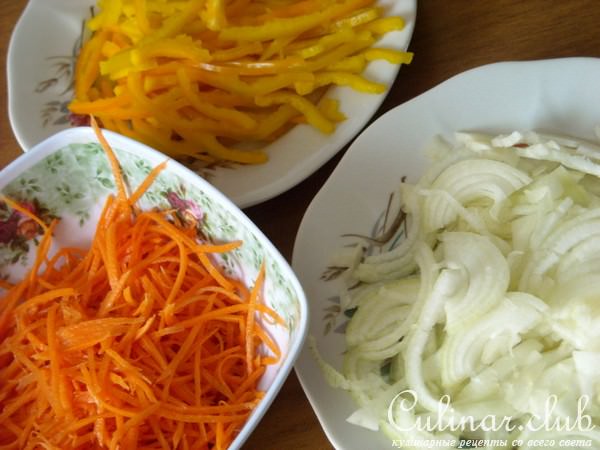 Салат из кабачков по-корейски