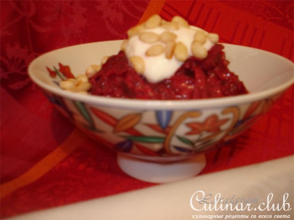 Салат из свеклы "Гламур а-ля рюсс"