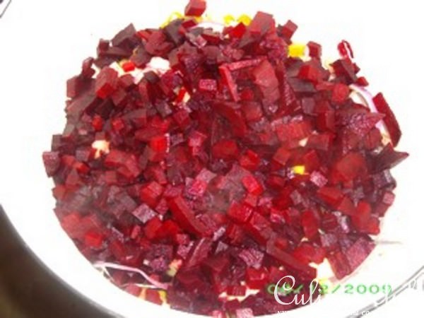 Винегрет с фруктами (мой вариант)
