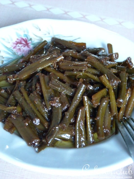 Салат из чесночных стрелок