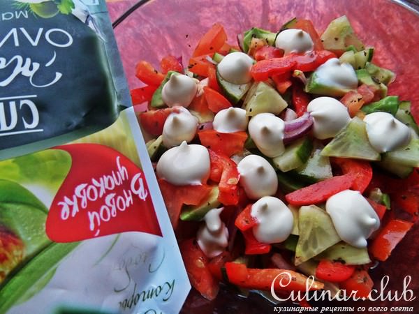Салат "Снежки"