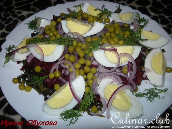 Салат из морской капусты