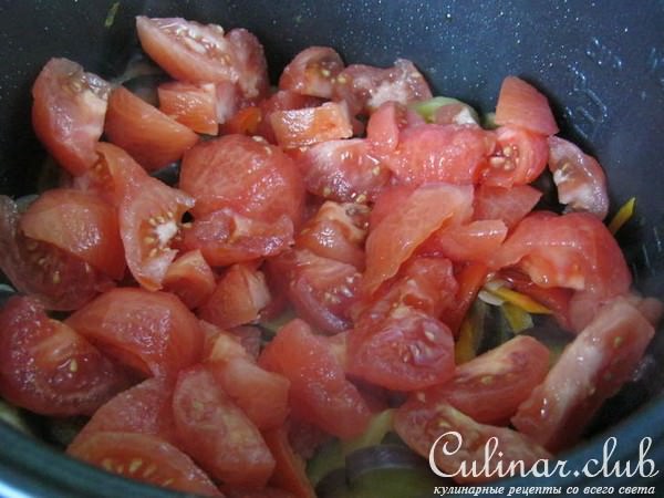 Теплый овощной салат с кускусом