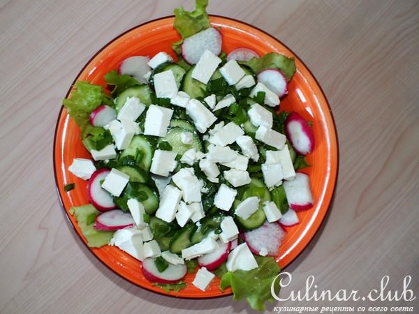 Витаминный овощной салат