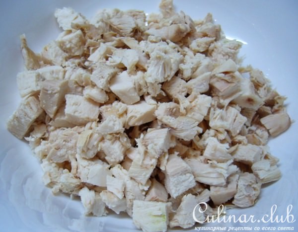 Салат с авокадо и куриной грудкой