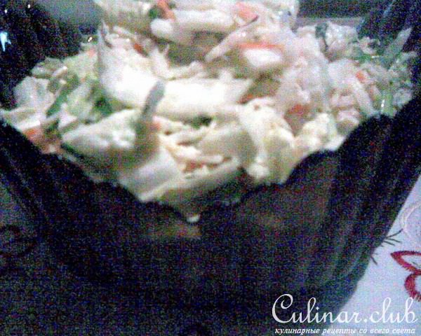 Нежный салат с черной редькой