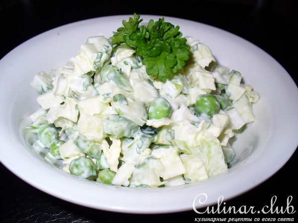 Салат " ЗЕЛЁНЫЙ " ( мой вариант )