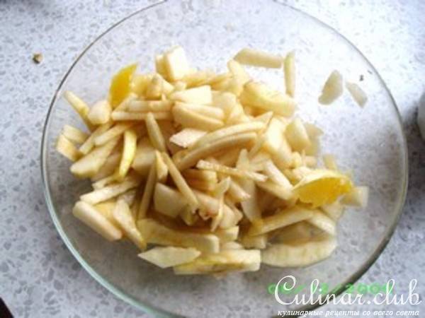 Винегрет с фруктами (мой вариант)