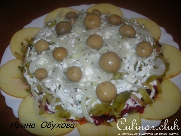 Слоеный салат-торт "Сибирь"