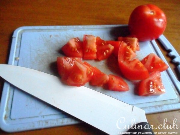 Салат из фасоли с овощами "Средиземноморье"