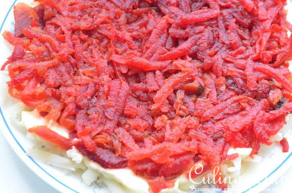 Салат "Шапка Мономаха" (праздничный вариант)