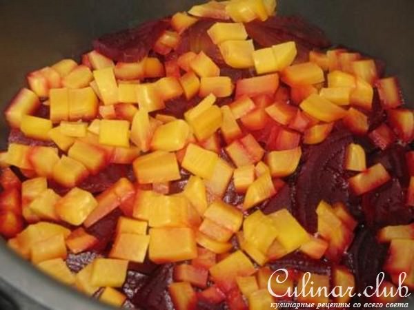 Салат из репы и свеклы с орехами. Тест-драйв