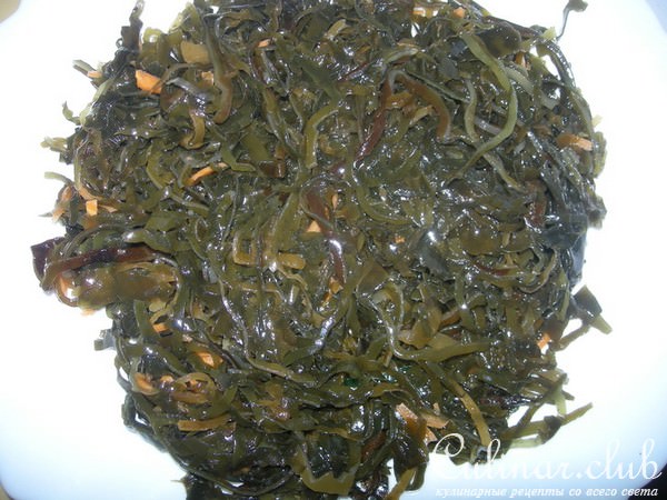 Салат из морской капусты