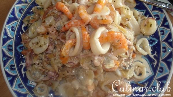 Салат из морепродуктов "ПО-СОВЕЦКИ", ой, конечно, по-советски