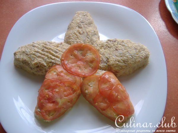 Салат "Морская звезда"