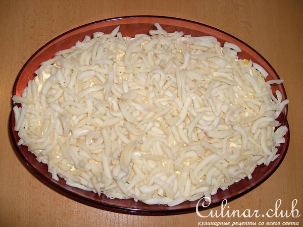 Слоёный Салат "Родственик Тельняжки"