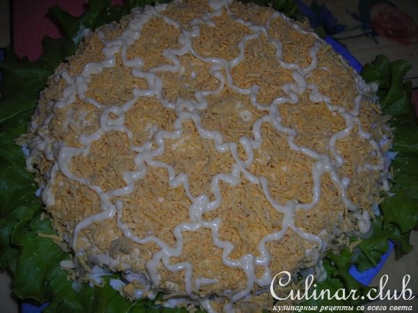 Салат "Подсолнух" (вариант)