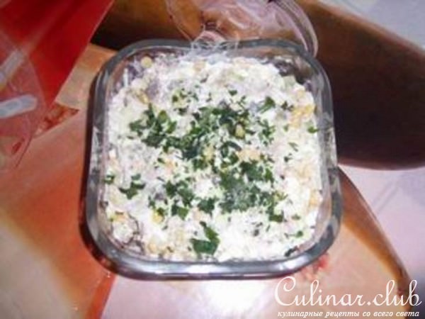 Легкий рыбный салат