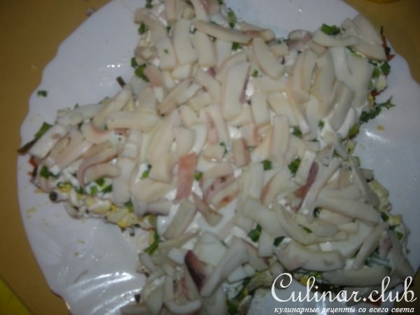 Салат "Морская звезда"