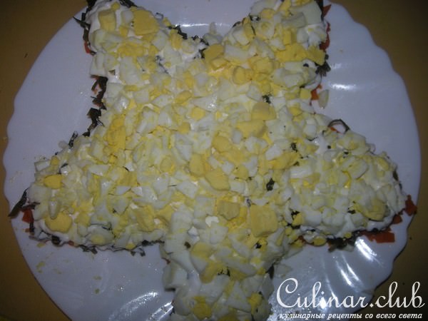 Салат "Морская звезда"