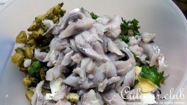 Селёдочный салат.